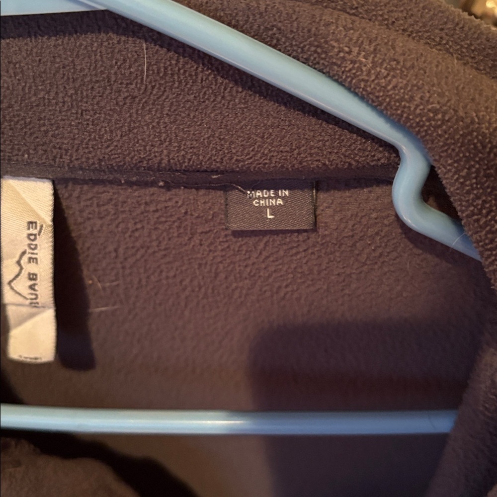 Eddie Bauer fleece zip up size L - Picture 3 of 8